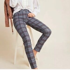 Paige Hoxton Plaid Jeans